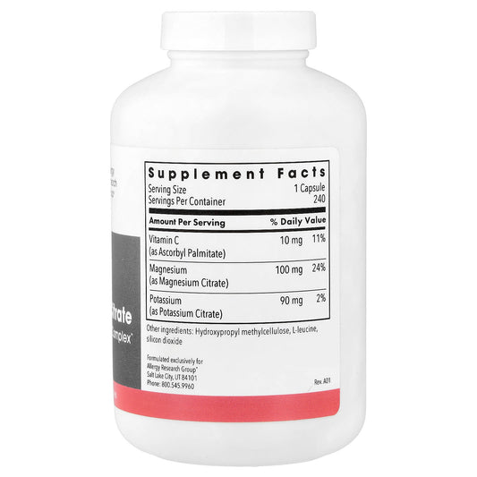 Metabolic Maintenance Potassium Magnesium Citrate 250 Caps