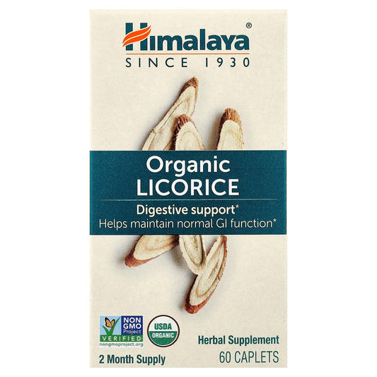 Himalaya, Organic Liquorice, Digestive Support, 60 Caplets
