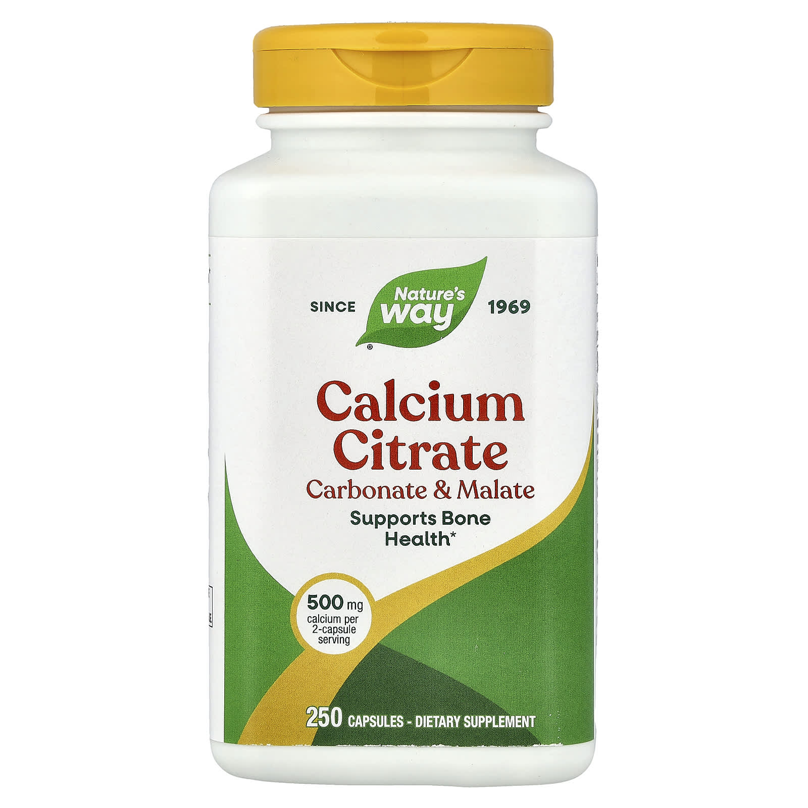Nature's Way, Calcium Citrate, 250 Capsules (250 mg per Capsule)