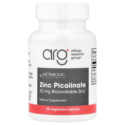 Metabolic Maintenance, Zinc Picolinate, 30 mg, 100 Capsules