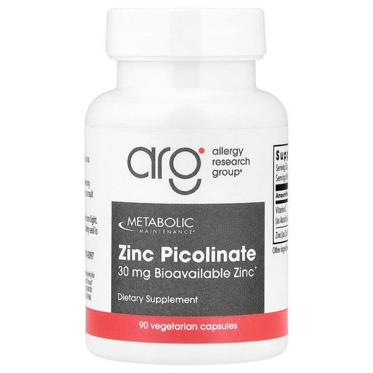 Metabolic Maintenance, Zinc Picolinate, 30 mg, 100 Capsules