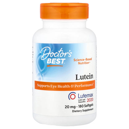 Doctor's Best Lutein, Lutemax 2020 20 mg 180 Caps