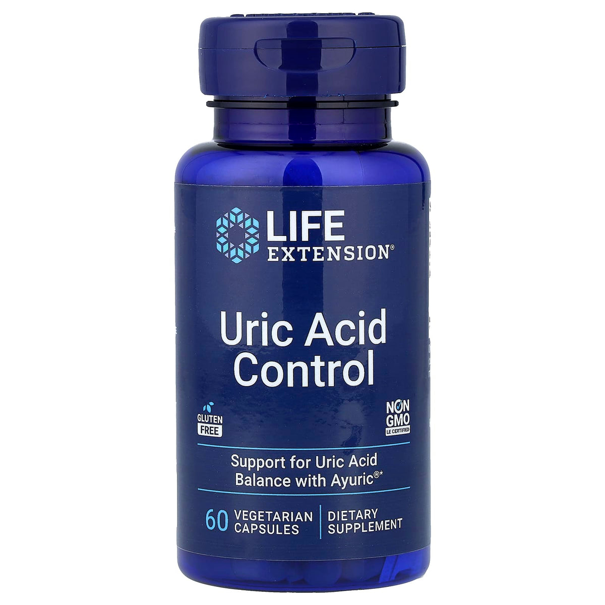 Life Extension Uric Acid Control 60 Veg Caps