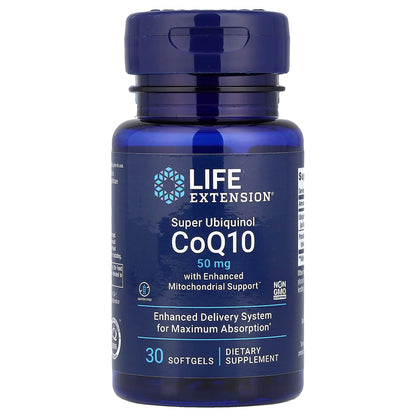 Life Extension Ubiquinol CoQ10 30 Softgels