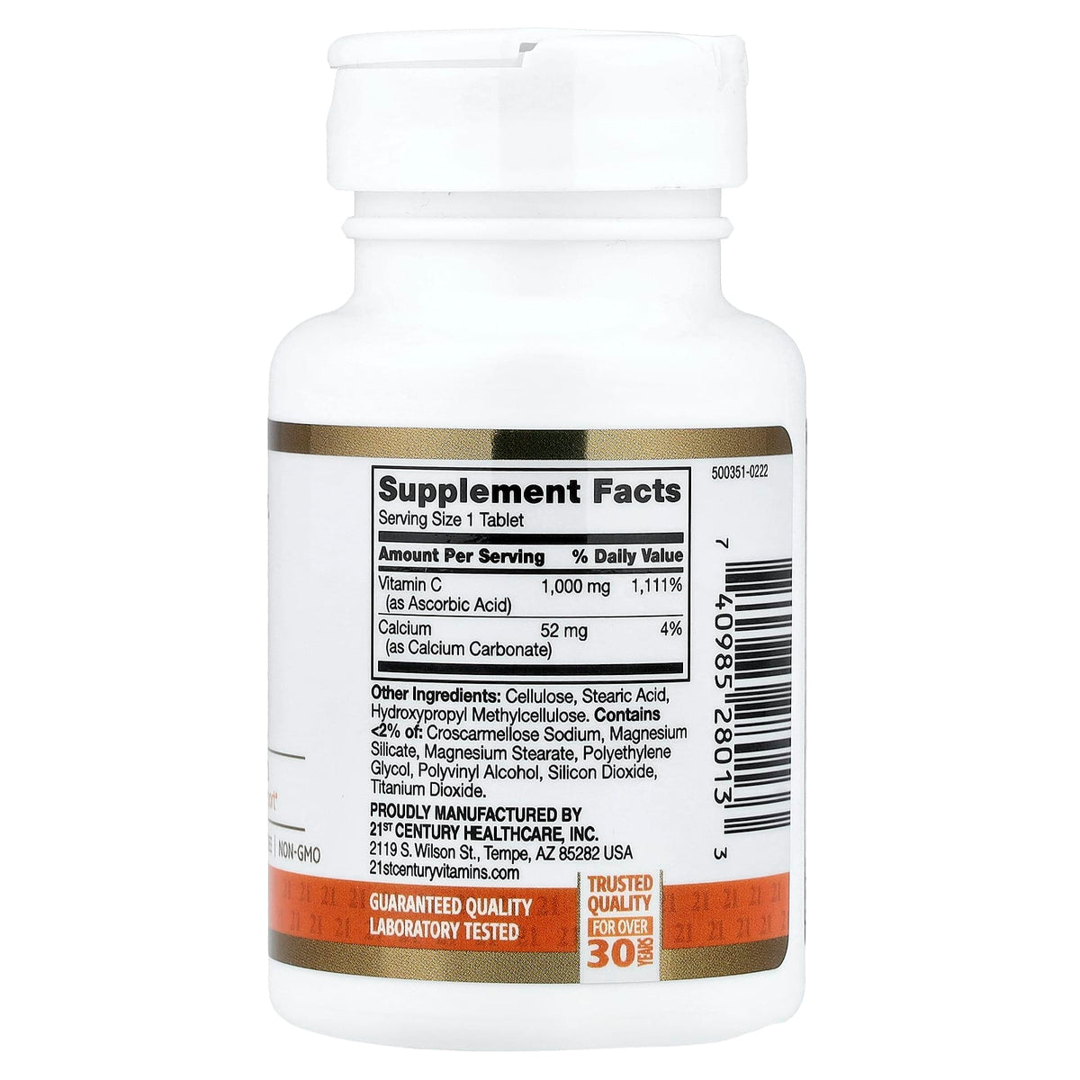 21st Century Vitamin C 1,000 mg 60 Tabs