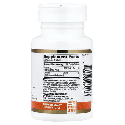 21st Century Vitamin C 1,000 mg 60 Tabs