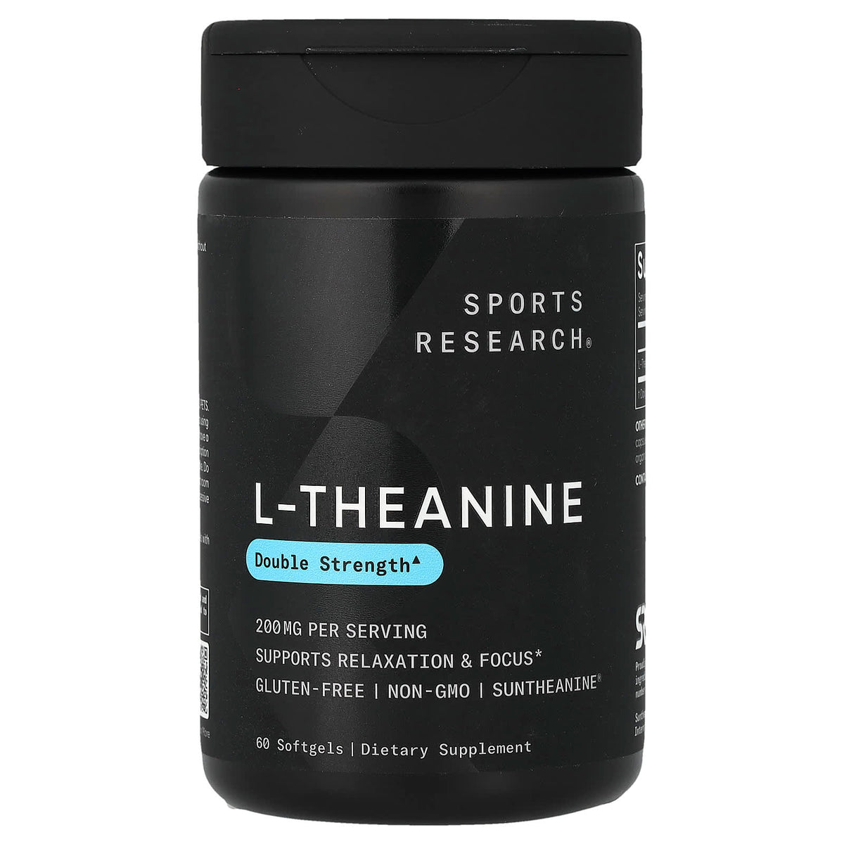 Sports Research L-Theanine 200 mg 60 Softgels