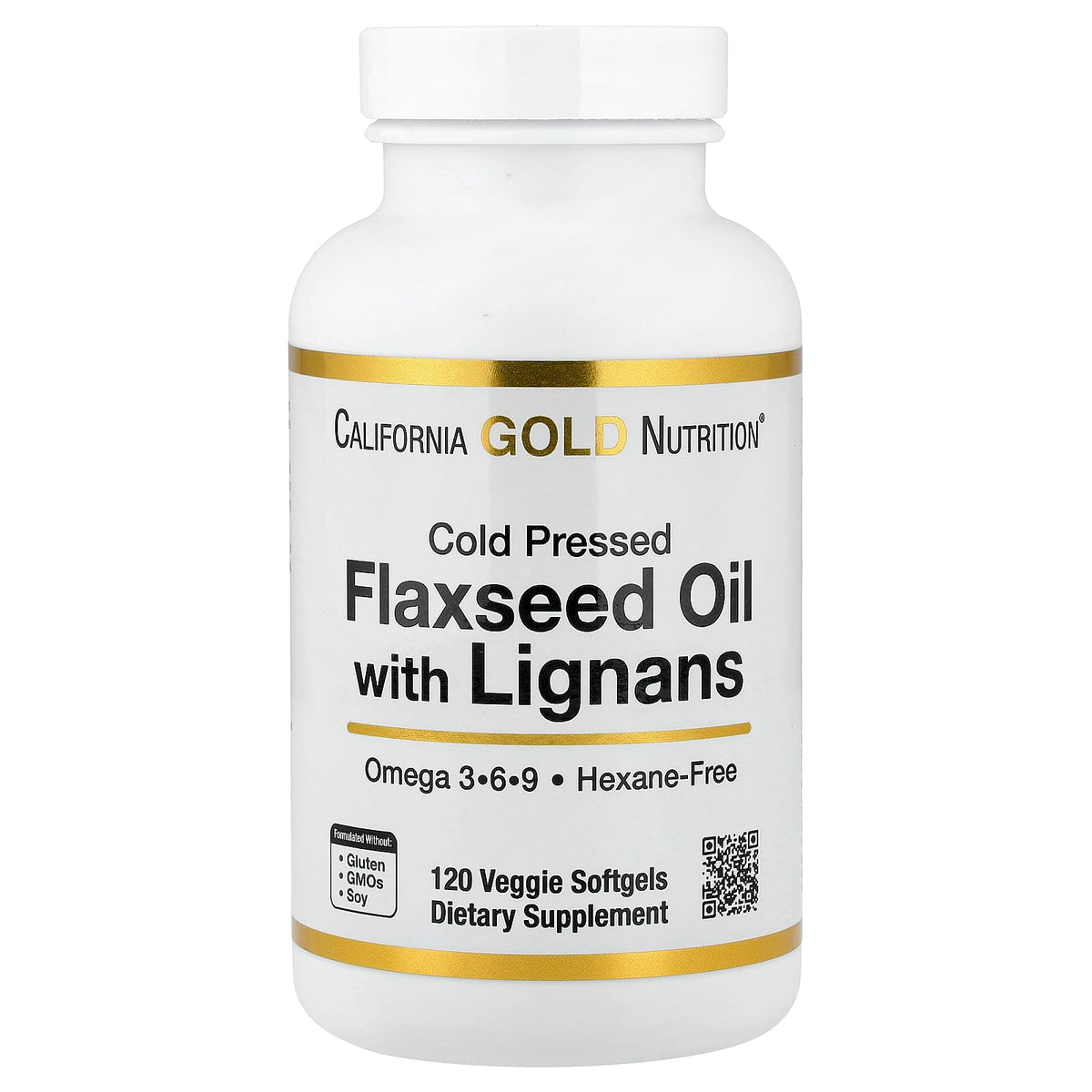 Lake Avenue Nutrition, Organic Cold Pressed Flaxseed Oil & Lignan, Hexane Free