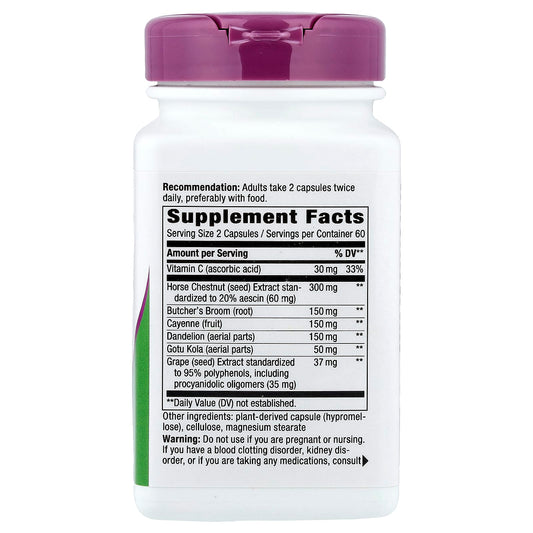 Nature's Way, Leg Veins, 120 Vegan Capsules