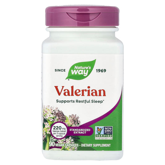 Nature's Way, Valerian, 220 mg, 90 Vegan Capsules