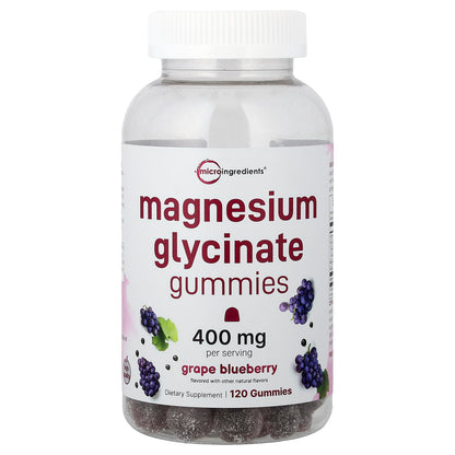 Micro Ingredients Magnesium Glycinate 200 mg 120 Gummies
