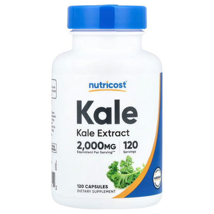 Nutricost, Kale, 2,000 mg, 120 Capsules