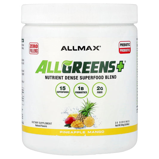 ALLMAX, ALLGREENS+®, Pineapple Mango, 8.68 oz (246 g)