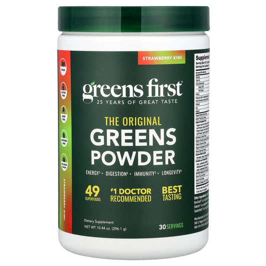 Greens First, Greens Powder, Strawberry Kiwi, 10.44 oz (296.1 g)