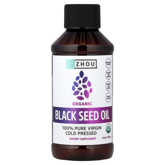 Zhou Nutrition, Organic Black Seed Oil, 118 ml (4 fl oz)