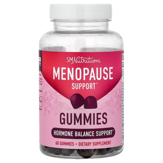 SMNutrition, Menopause Support Gummies, Black Currant, 60 Gummies