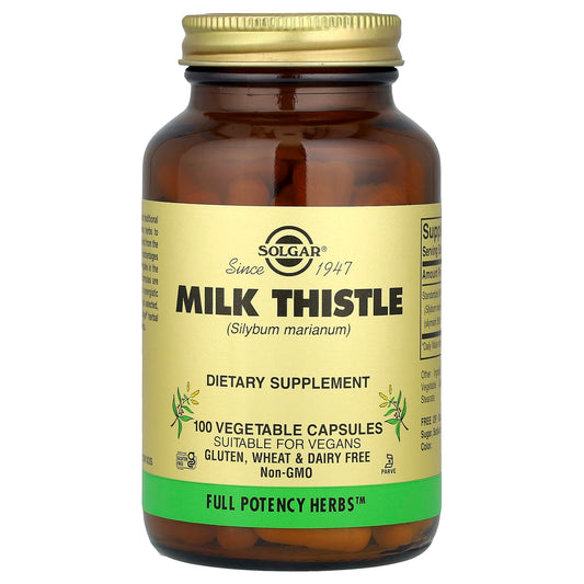 Solgar, Milk Thistle, 100 Vegetable Capsules (450 mg per Capsule)