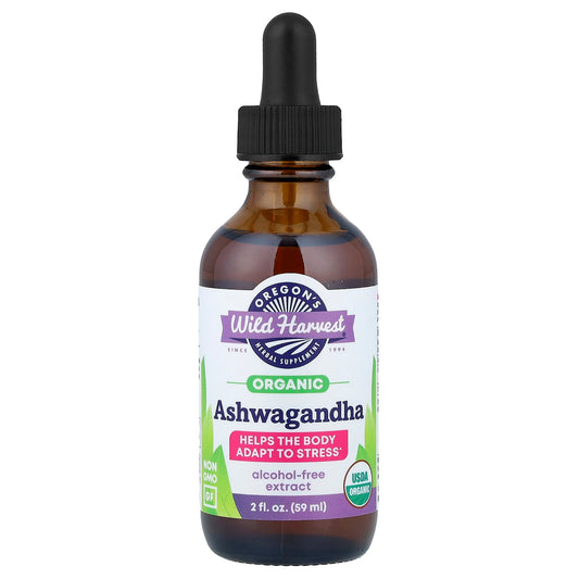 Oregon's Wild Harvest, Organic Ashwagandha, 59 ml (2 fl oz)