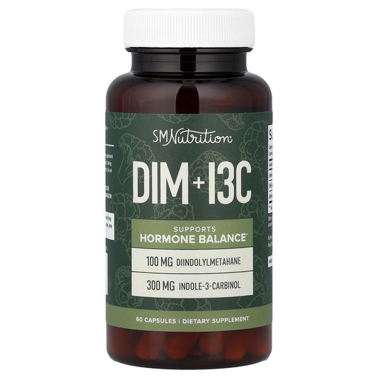 SMNutrition, DIM + I3C, 60 Capsules