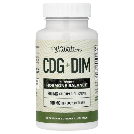 SMNutrition, CDG + DIM, 30 Capsules
