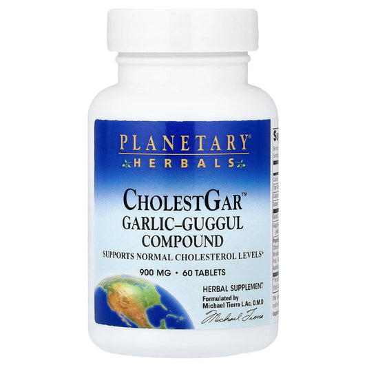 Planetary Herbals, CholestGar™ Garlic Guggul Compound, 60 Tablets