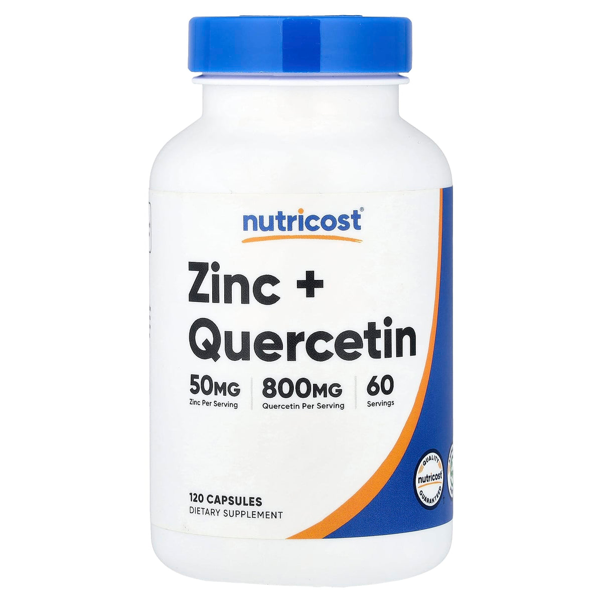 Nutricost, Zinc + Quercetin, 120 Capsules
