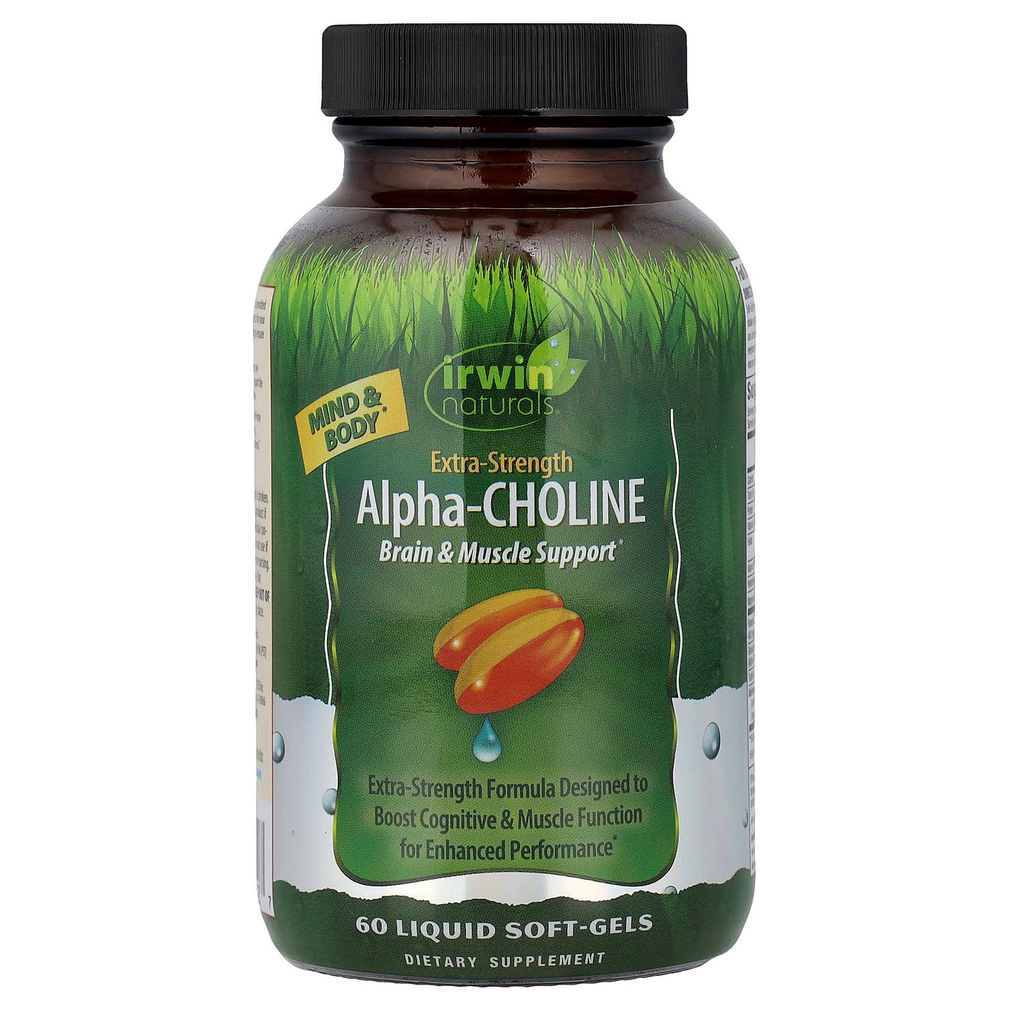Irwin Naturals, Alpha-Choline, 60 Liquid Capsules