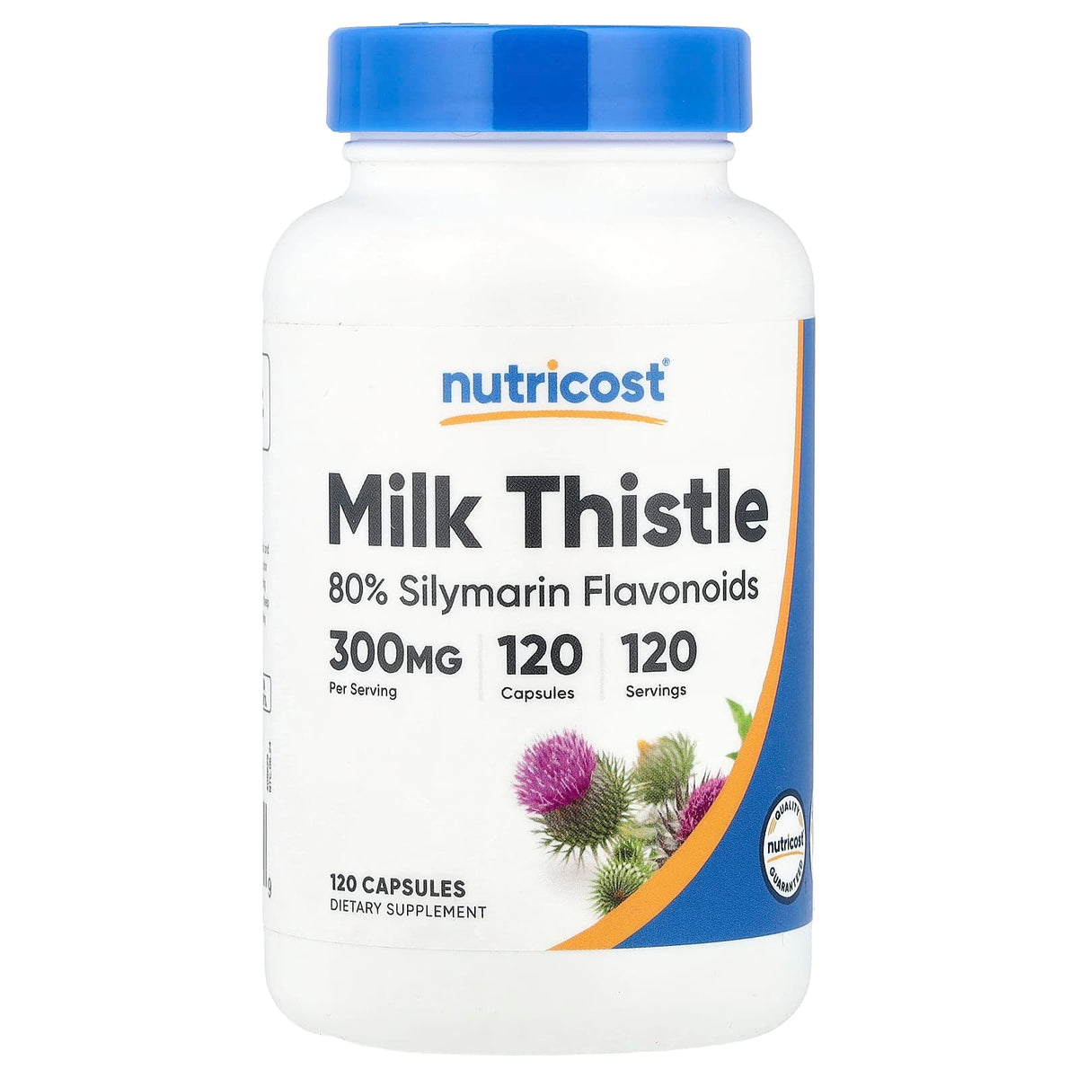 Nutricost, Milk Thistle, 300 mg, 120 Capsules