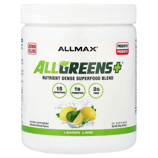 ALLMAX, ALLGREENS+®, Lemon Lime, 8.68 oz (246 g)