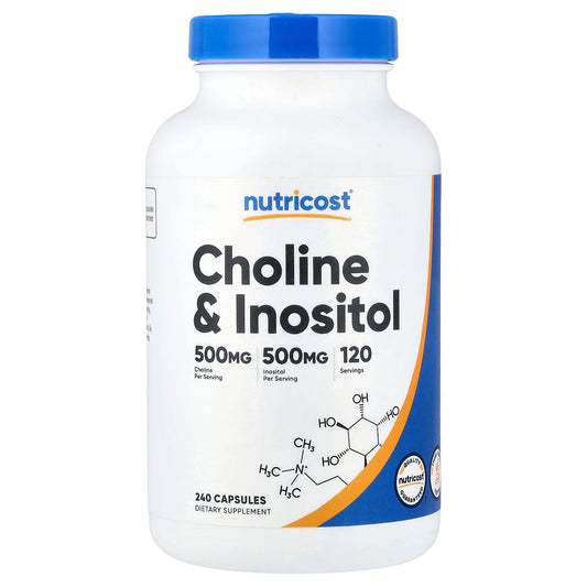 Nutricost, Choline & Inositol, 240 Capsules