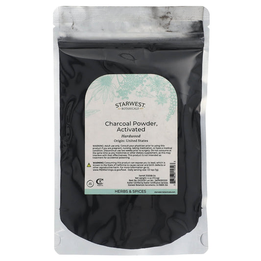 Starwest Botanicals, Activated Charcoal Powder, 4 oz (113.4g)