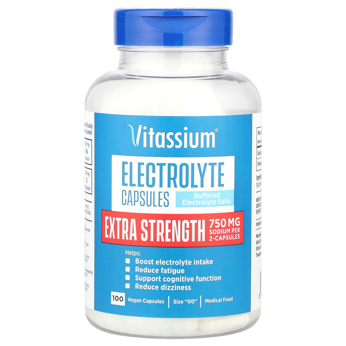 Vitassium Electrolyte 100 Vegan Capsules
