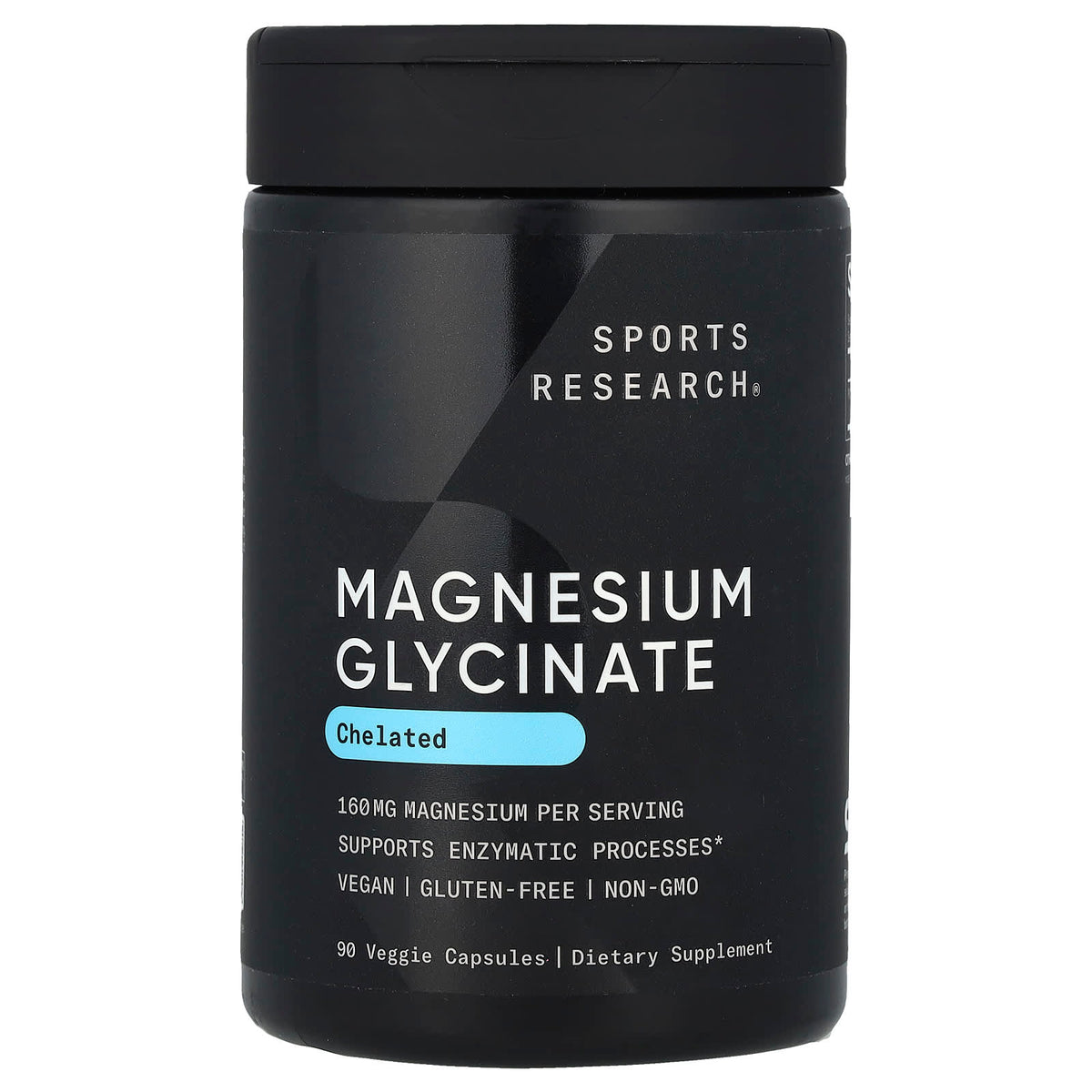 Sports Research Magnesium Glycinate 80 mg 90 Veg Caps