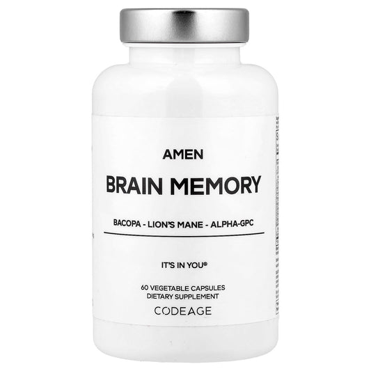 Codeage, Amen, Brain Memory, 60 Veg Capsules