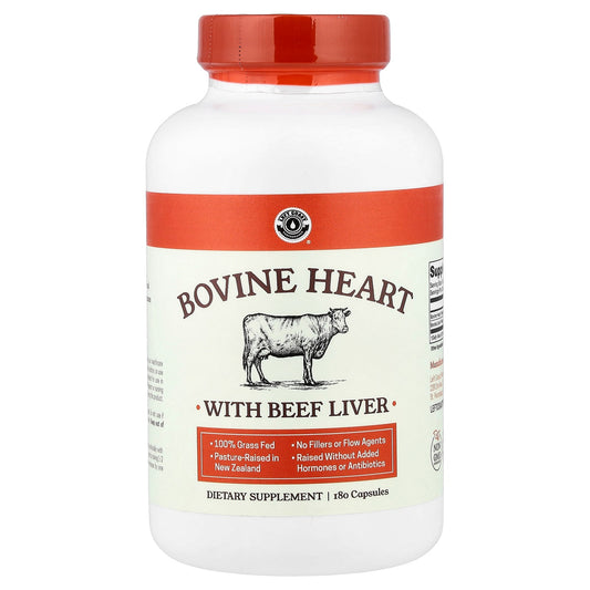 Left Coast Performance, Bovine Heart With Beef Liver, 180 Capsules