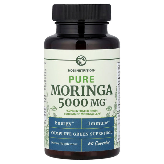 Nobi Nutrition, Pure Moringa, 5,000 mg, 60 Capsules