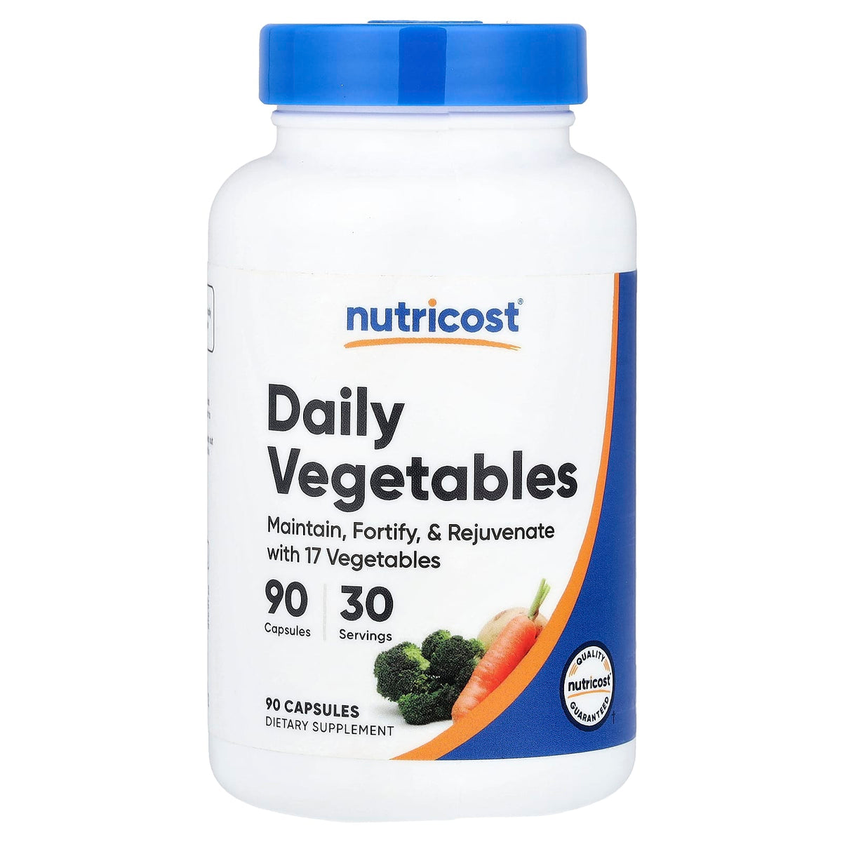 Nutricost, Daily Vegetables, 90 Capsules