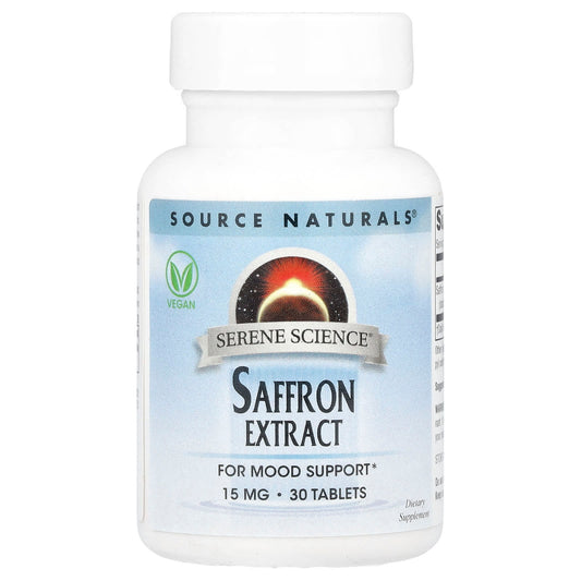 Source Naturals Saffron Extract 15 mg 30 Tablets