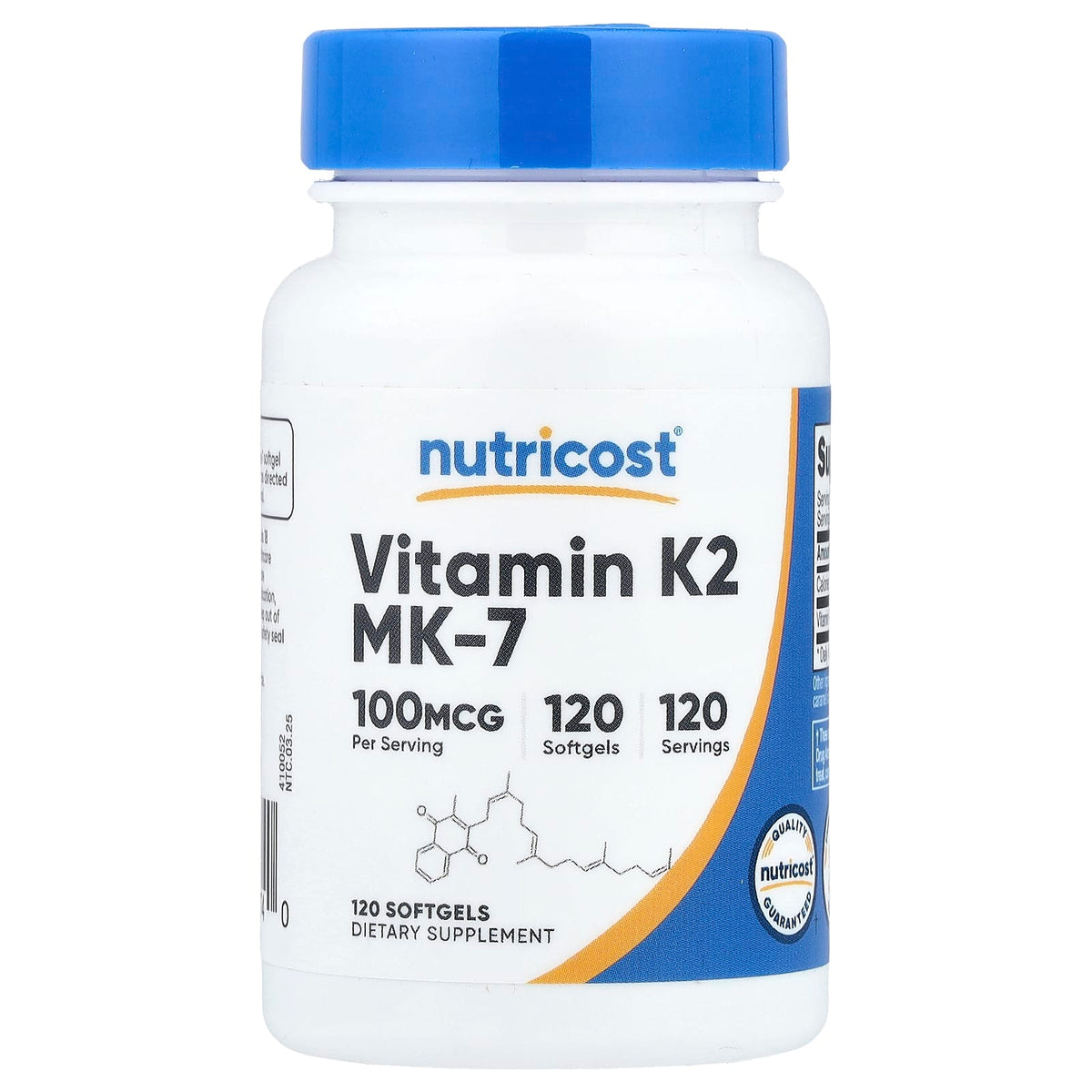 Nutricost Vitamin K2 MK-7 100 mcg 120 Softgels