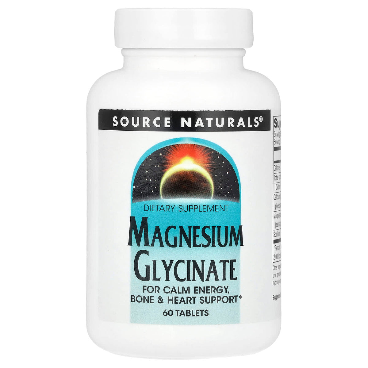 Source Naturals Magnesium Glycinate 60 Tabs