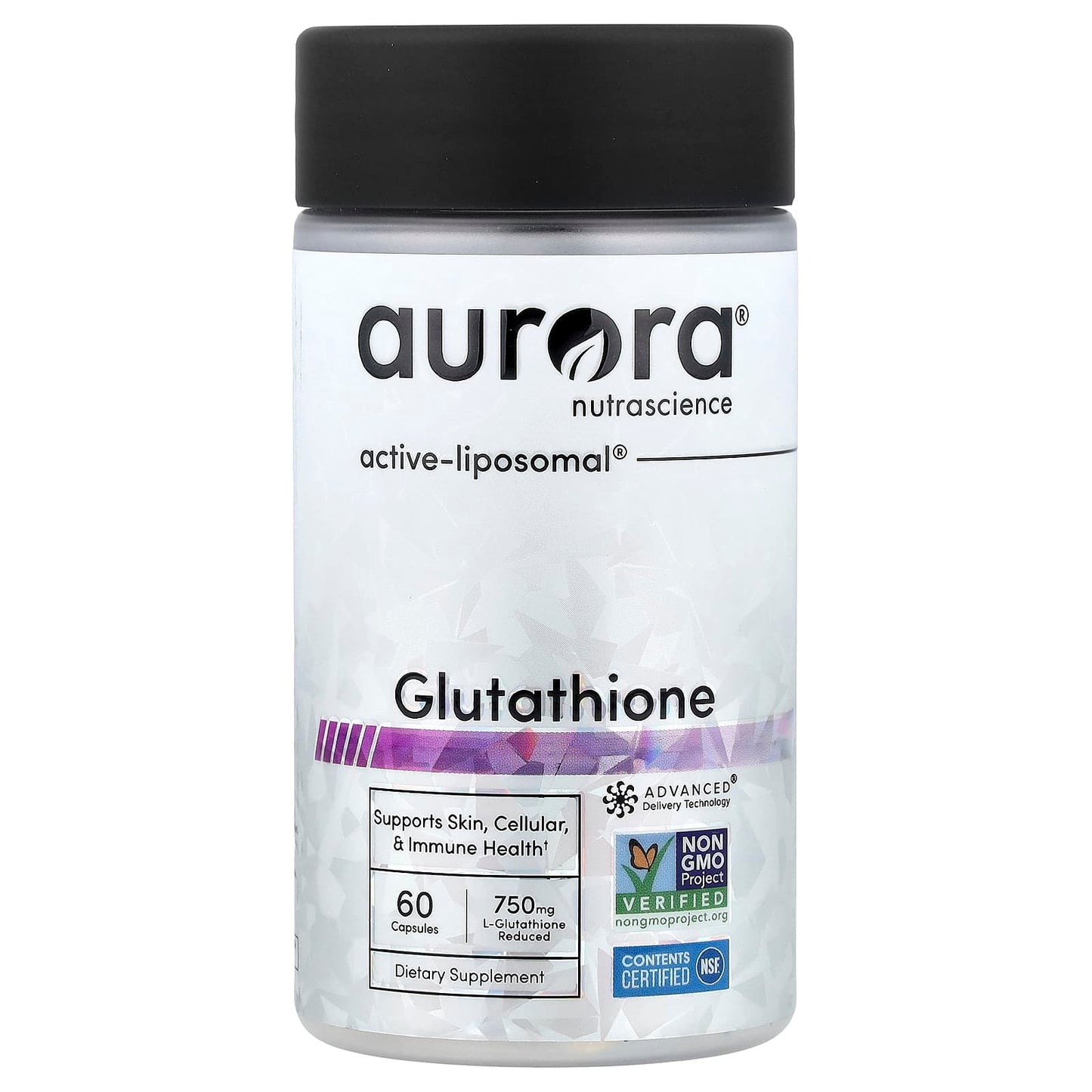 Aurora Nutrascience, Glutathione, 60 Capsules