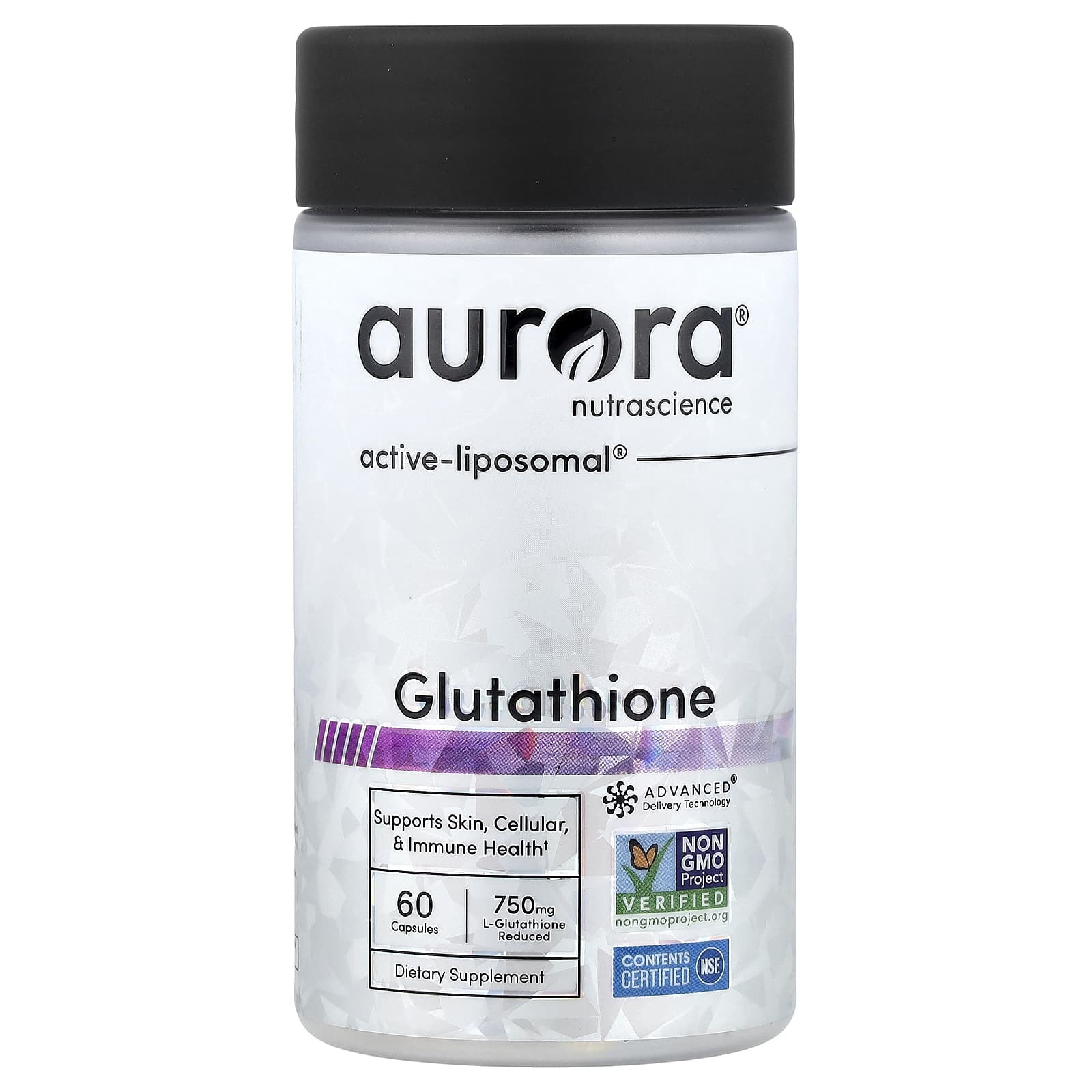 Aurora Nutrascience, Glutathione, 60 Capsules