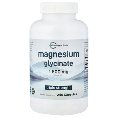 Micro Ingredients Magnesium Glycinate 240 Caps
