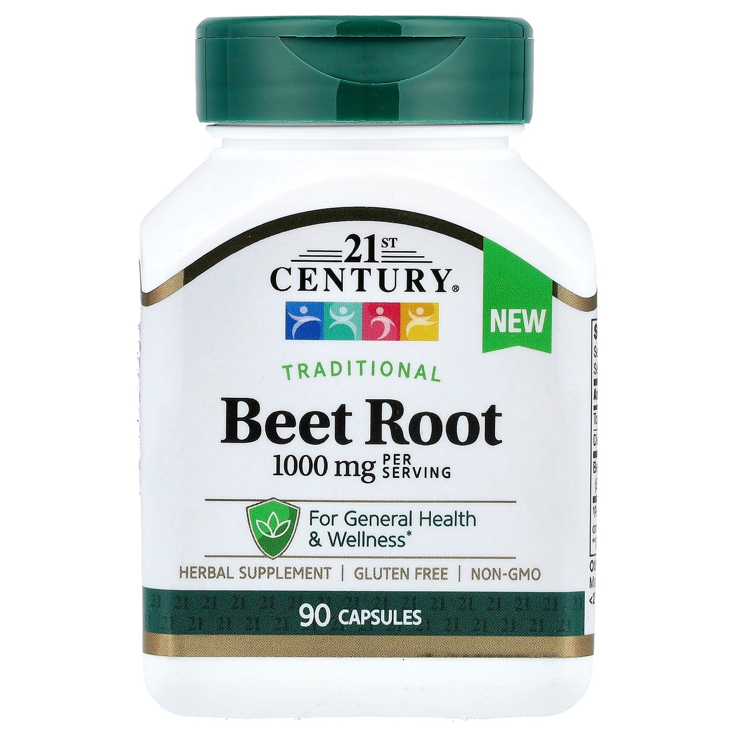 21st Century, Beetroot, 90 Capsules (500 mg per Capsule)