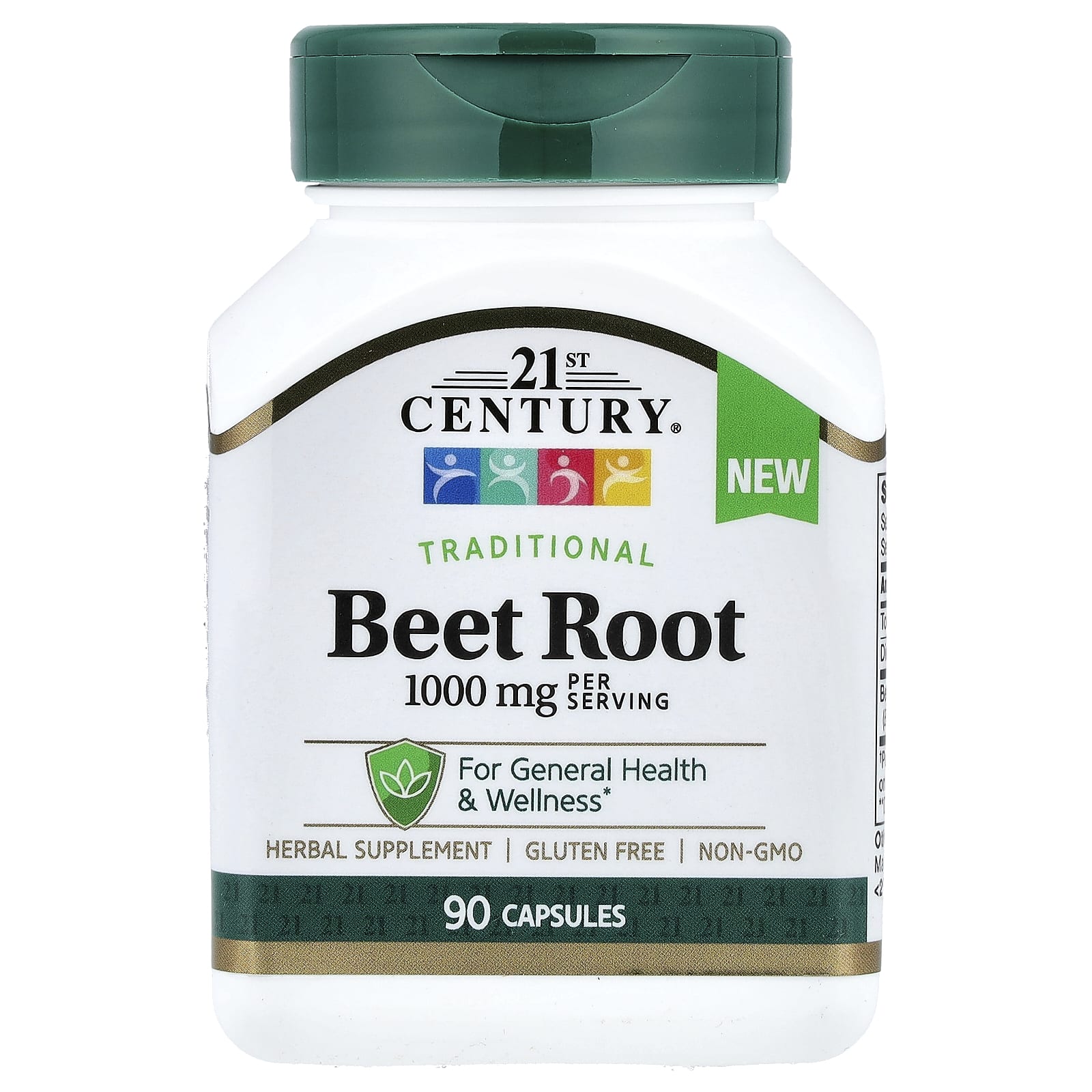 21st Century, Beetroot, 90 Capsules (500 mg per Capsule)