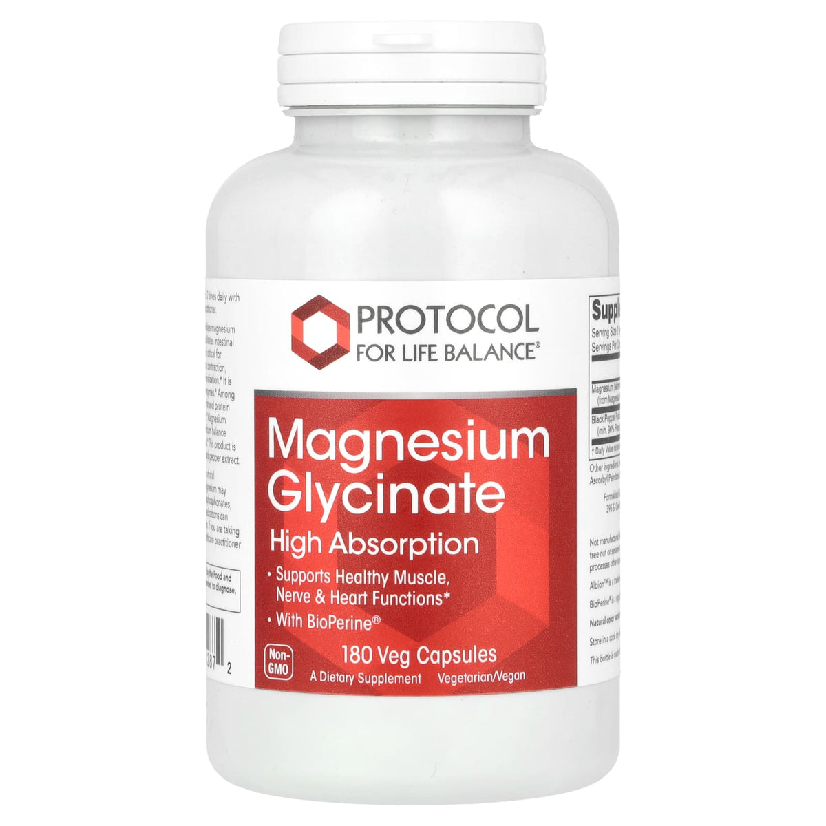 Protocol for Magnesium Glycinate High Absorption 180 Veg Caps