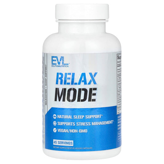 EVLution Nutrition, RelaxMode, 45 Vegetable Capsules