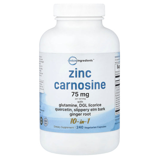 Micro Ingredients Zinc Carnosine 240 Veg Caps