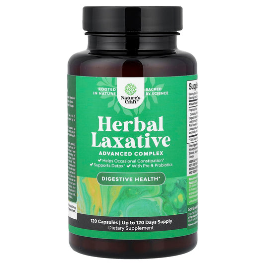 Nature's Craft, Herbal Laxative, Advanced Complex, 120 Capsules