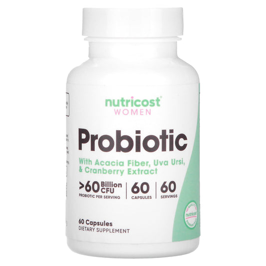 Nutricost, Women, Probiotic, >60 Billion CFU, 60 Capsules